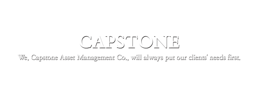 CAPSTONE 고객감동과 신뢰를 최우선으로 하는 캡스톤 자산운용이 되겠습니다.